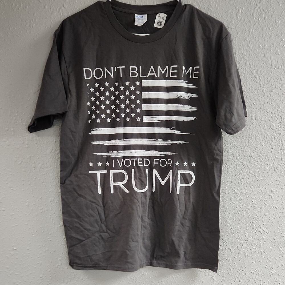 Port and Company Gray Graphic Tee